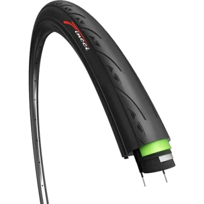 Imagen de Fincci Cubiertas Bicicleta Carretera 700x25 25 622 Cubierta 700x25c con 3mm Antipinchazos Neumatico 60TPI para Rueda Ciclo Carrera Ciclismo Turismo Bici
