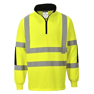 Imagen de Portwest Sudadera De Alta Visibilidad Xenon Rugby, Tamaño: 4XL, Color: Amarillo, B308YER4XL