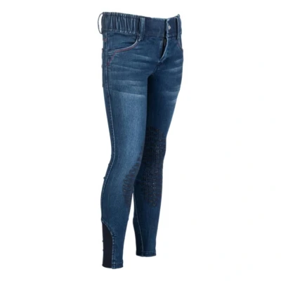 Imagen de HKM SS&#039;24 Kids Denim Breeches Aymee Knee Grip