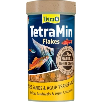 Imagen de Tetra Min Flakes Alimento para Peces, 250 ml