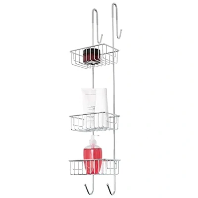 Imagen de Bamodi Estantería de baño colgada Ducha con Percha Cómodo Organizador Antideslizante (83 x 18,5 20 cm)