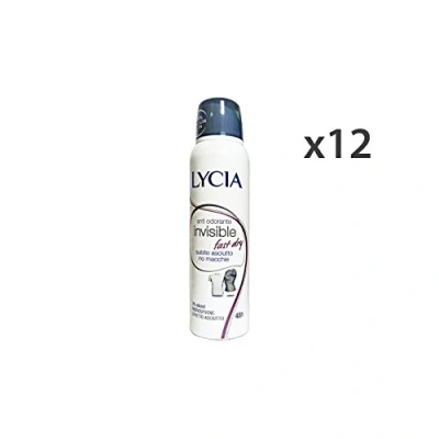 Imagen de Juego 12 Lycia Desodorante Spray invisible Fast Dry 150 ml. Cuidado del Cuerpo