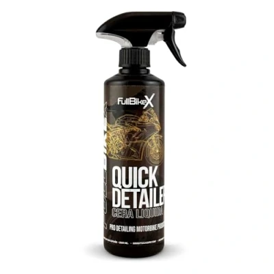 Imagen de FULLBIKEX Quickdetailer 500ml Cera Líquida Quick Detailer Moto Alto Brillo, Efecto Instantáneo, Coating Protector, Realza Color Pintura Carrocería, Uso Rápido, Producto Limpieza Detailing Profesional
