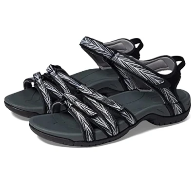 Imagen de Teva W Tirra, Sandalia Mujer, Palms Black White, 37 EU