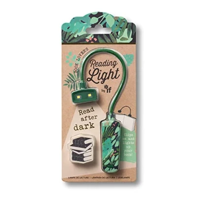 Imagen de IF Luz de lectura para amantes los libros, botánica, verde