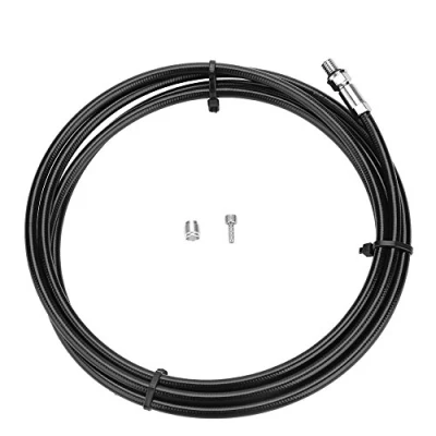 Imagen de Tubo de Aceite del Freno la Bicicleta, Juego Tuberías Disco Hidráulico 2 m con Oliva, Conector Inserción para AVID E5 E9 ER XX XO Latiguillo+Freno+Avid