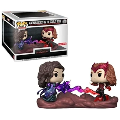 Imagen de Funko Pop! Moment: Marvel Wanda Maximoff VS Agatha WandaVision Figura de Vinilo Coleccionable Idea Regalo Mercancia Oficial Juguetes para Niños y Adultos TV Fans