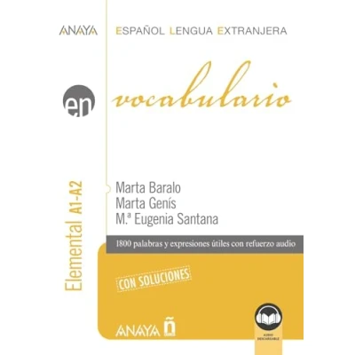 Imagen de Vocabulario. Nivel elemental A1 A2 (edición 2023) (Anaya ELE EN)