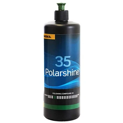 Imagen de MIRKA , Polarshine 35, 1000 ml, Abrillantador Profesional Grueso, Sin Silicona