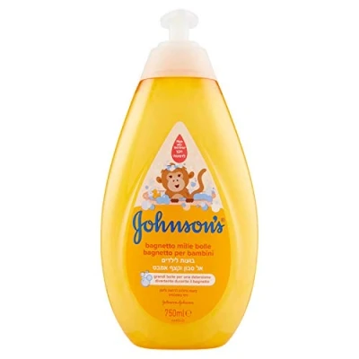 Imagen de Johnson&#039;s Baby Mille Bolle gel de baño para bebés una limpieza suave, ducha niños con fórmula &quot;No más lágrimas&quot;, sin jabón, alcohol ni colorantes, 750 ml