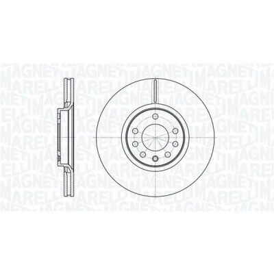 Imagen de MAGNETI MARELLI Disco de freno OPEL: Astra H Hatchback, GTC, Corsa D SAAB: 9 5 Berlina, Familiar 361302040140 Discos