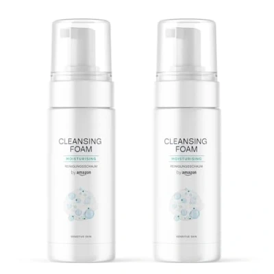 Imagen de by Amazon Espuma limpiadora para la cara, 2 x 200 ml