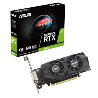 Imagen de ASUS GeForce RTX 3050 OC (6GB GDDR6/PCI Express 4.0/1500MHz/14000MHz/perfil bajo)