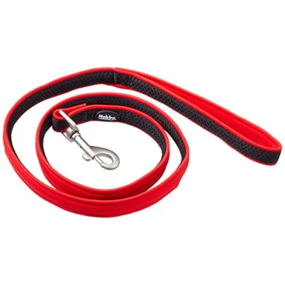 Imagen de Nobby Preno Correa de Malla para Perro, 120 cm, 15 20 mm, Color Rojo