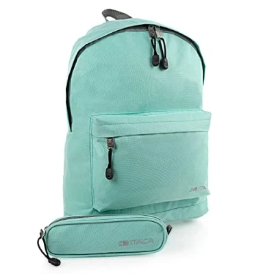 Imagen de Itaca SPEY Mochila escolar para niños, Talla: One Size, Menta
