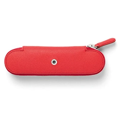 Imagen de Faber Castell Graf von 118676 Epsom Funda con cremallera para 2 instrumentos de escritura, color rojo