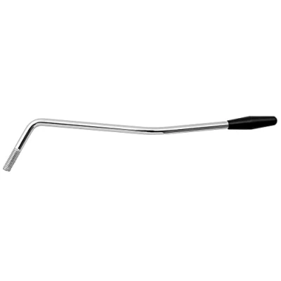 Imagen de Musiclily 6mm Brazo Tremolo para Guitarra Eléctrica ST Squier, Cromado con Punta Negra