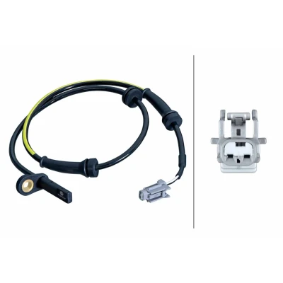 Imagen de HELLA 6PU 358 217 971 Sensor de ABS Eje delantero Hall 2polos 698mm NISSAN: X Trail, RENAULT: Koleos I
