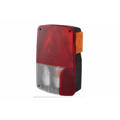 Imagen de HELLA 2VP 998 233 281 Piloto posterior derecha blanco/rojo negro con lámpara, para remolque, conector