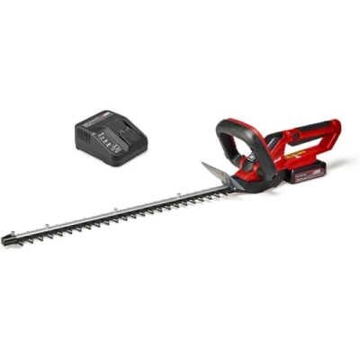 Imagen de Einhell Cortasetos con batería GC CH 1855/1 Li Kit Power X Change (18V, 55cm de longitud corte, 18mm distancia entre dientes, mango giratorio, colector recortes, incl. 2,5Ah y cargador)