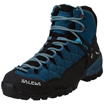 Imagen de SALEWA Ws Alp Trainer Mid Gtx, Zapato para caminar Mujer, Azul Mallard Maui Blue, 36.5 EU