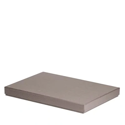 Imagen de Rössler Papier 13521453490 Caja rectangular de cartón Boxline, apta para DIN A4, color topo, 1 unidad
