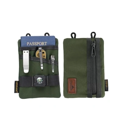 Imagen de VIPERADE VE1 EDC Tool Bag Organizador Bolsa de Herramientas Everyday Carry Multitool Funda Protectora para Gears Linterna Pocket Knife Pen Notebook(Verde)