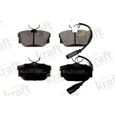 Imagen de KRAFT 6010905 Juego de pastillas freno Eje trasero VOLKSWAGEN: Transporter 4, 4 Bus,