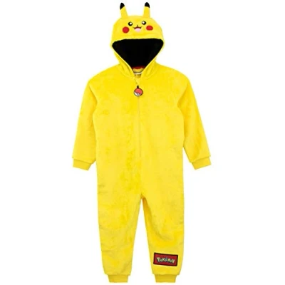 Imagen de Pokémon Pijamas Enteros Niños Pijama Entero Niño Pikachu Amarillo 7 8 Años