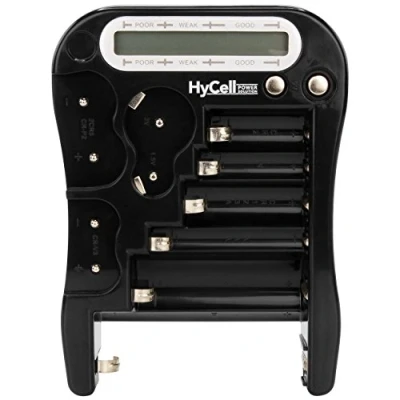 Imagen de HyCell Comprobador digital de batería / dispositivo prueba capacidad para mostrar la indicador pilas botón comprobación LCD con resultados fiables.