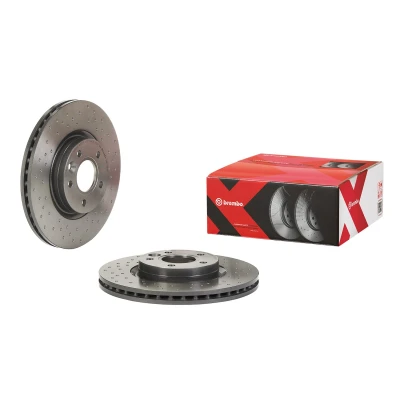 Imagen de BREMBO 09.C138.1X Disco de freno 300 25 5 perforado/ventil. int. revestido con tornillos VOLVO: S40 II, V50, C30