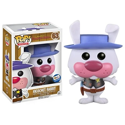 Imagen de Funko 599386031 Figura Hanna Barbera Ricochet Rabbit Flocked