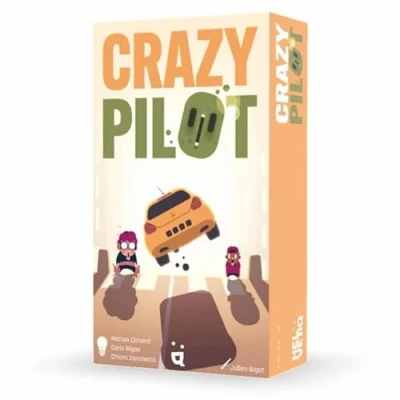 Imagen de Helvetiq HELEVTIQ Crazy Pilot Juego de Carreras a Partir 8 años Piloto Cartas como un Volante y sé el Primero la Llegada para 2 6 Jugadores 99265