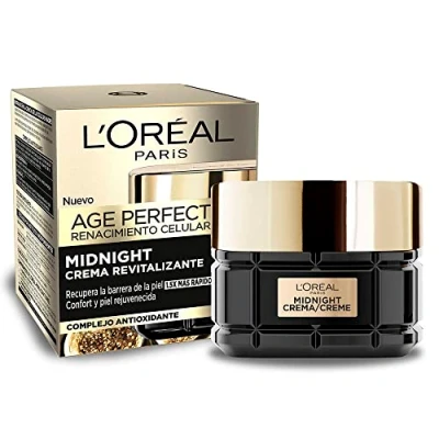 Imagen de L&#039;Oréal Paris Age Perfect Renacimiento Celular, Crema Revitalizante con Complejo Antioxidante para recuperar la barrera de piel, Multicolor, 50 ml