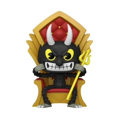 Imagen de Funko Pop! Deluxe: Cuphead The Devil In Chair Figura de Vinilo Coleccionable Idea Regalo Mercancia Oficial Juguetes para Niños y Adultos Video Games Fans Muñeco Coleccionistas