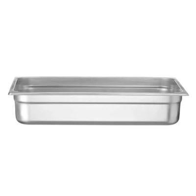 Imagen de HENDI Recipiente GN 1/1, contenedor GN,apilable,resistente a Temperaturas de 40 300C,apto para hornos,congeladores,calientaplatos,baño María,14L,530x325x(H) 100mm,acero inoxidable 18/10