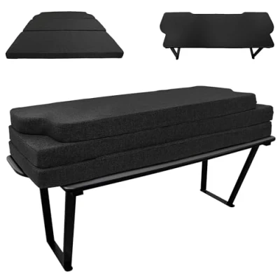 Imagen de CHROMEMASTER Compatible con VW T5 2003 2015 Multivan; Conjunto: Cama Plegable para Automóvil y Colchón Automóvil, Plegable; Extensión de Multiflexboard Caravana, Estante, Mesa