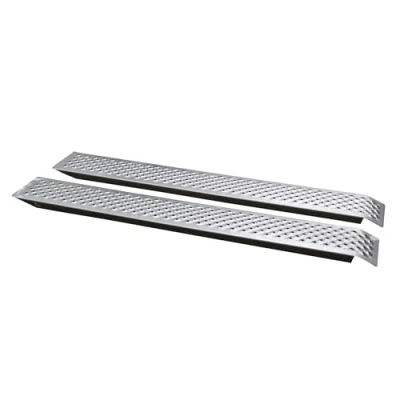 Imagen de Unitec Rampa de Carga Aluminio para Coche, 2 Unidades, Especialmente Antideslizante, hasta 200 kg/Pieza, como par 400 kg