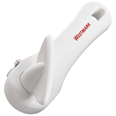 Imagen de Westmark Abrelatas Con sistema de seguridad, alicates, Longitud: 18 cm, Acero inoxidable/plástico, Klu, Blanco, 10332260