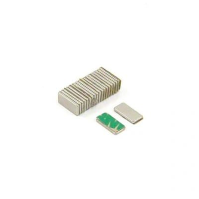 Imagen de Auto Adhesivo N42 Magnet de Neodimio Para Artes, Manualidades, Fabricación Modelos, Bricolaje, Pasatiempos, Oficina Y Hogar 10mm x 5mm 1mm Espesor 0.6kg Norte Paquete 20