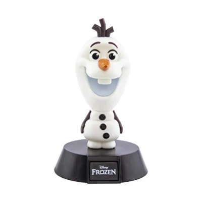 Imagen de Paladone Olaf Icono de luz Oficial Frozen Coleccionable Ideal para dormitorios niños, Oficina y hogar Pop Culture Gaming Merchandise, Color Blanco, Aprox. Altura: 10 cm.