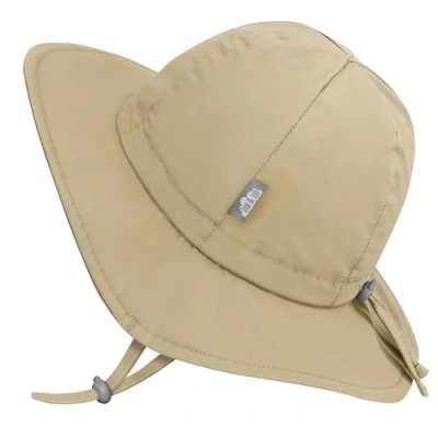 Imagen de Jan &amp; Jul Sombrero de algodón transpirable con protección UPF 50+ para niños pequeños, oliva, caqui, (Olive Khaki), 6 24 Months