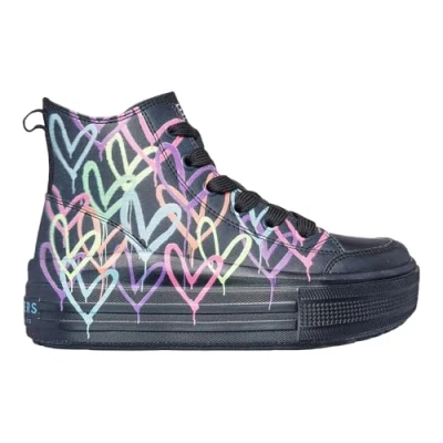 Imagen de Skechers Hyperlift, Botas Cortas al Tobillo Niñas, Negro/Multicolor, 4.5 UK Child