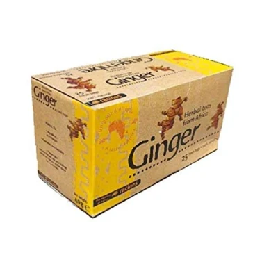 Imagen de [ INFUSION 100% Jengibre ] Caja de infusión con natural La magia del rizoma jengibre! 25 sobres 1.6g