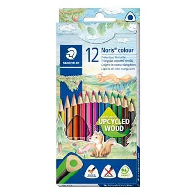 Imagen de Staedtler Noris 187 C12. lápices ecológicos. Caja con 12 de colores variados.