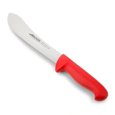 Imagen de Arcos Cuchillo carnicero Acero Inoxidable. cocina profesional para cortar carne, pescado y verduras. Mango ergonómico polioximetileno Hoja 200 mm. Serie 2900. Color azul.