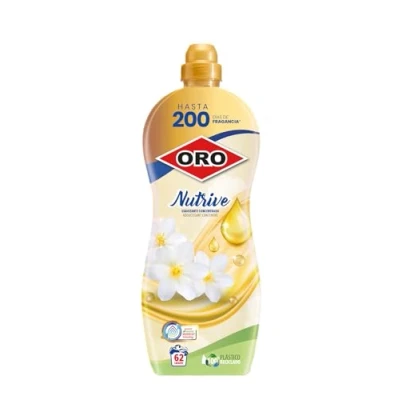 Imagen de ORO Suavizante Concentrado Nutrive Suavidad y Perfume Duradero hasta 200 Días Tecnología Natural Neofresh® con Microcápsulas Biodegradables