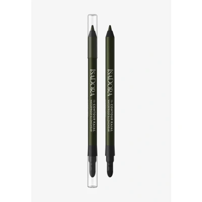 Imagen de IsaDora Perfect Contour Kajal Sujeción fuerte sin borrones lápiz de ojos negro ideal para ahumados altamente pigmentado e hipoalergénico fácil aplicación delineador ojos,