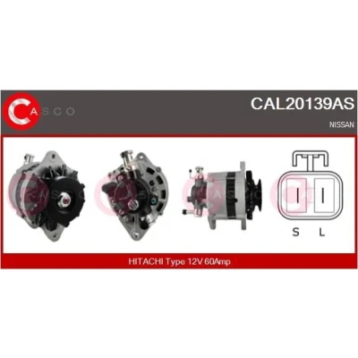 Imagen de CASCO CAL10504AS Alternador 12V 120A OPEL: Astra H Hatchback, Zafira B, GTC