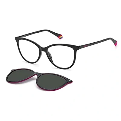 Imagen de Polaroid Mujer PLD 6138/CS 807/M9 Gafas de sol Plástico Negro Gris Cat Eye Clip on